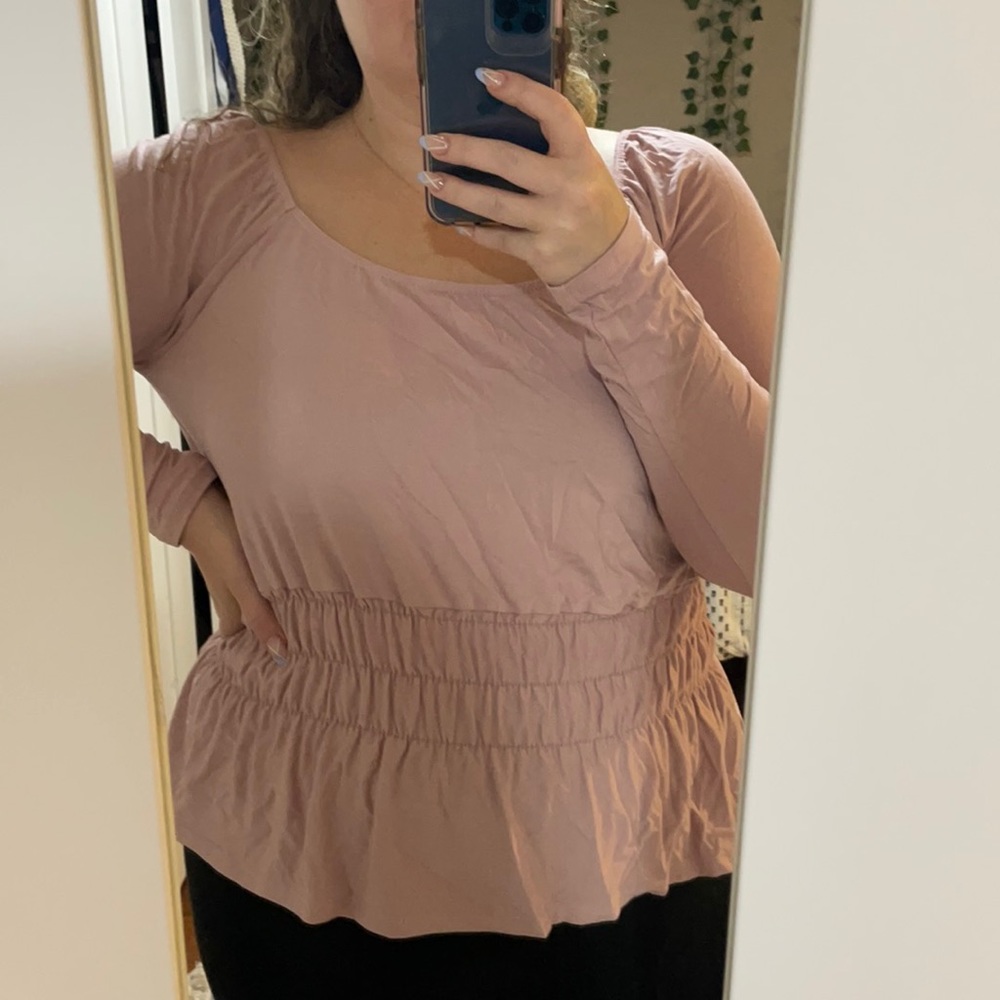 Fashion nova long sleeve peplum